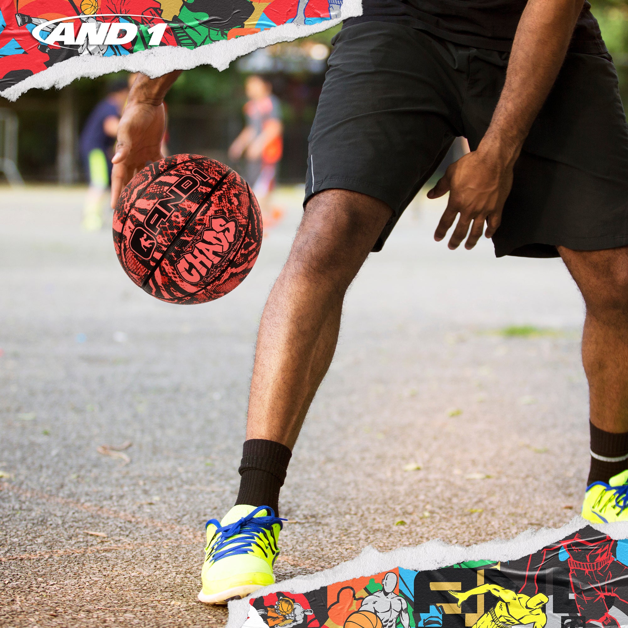 AND1 Chaos Basketball: Official Regulation Size 7 (29.5 inches)