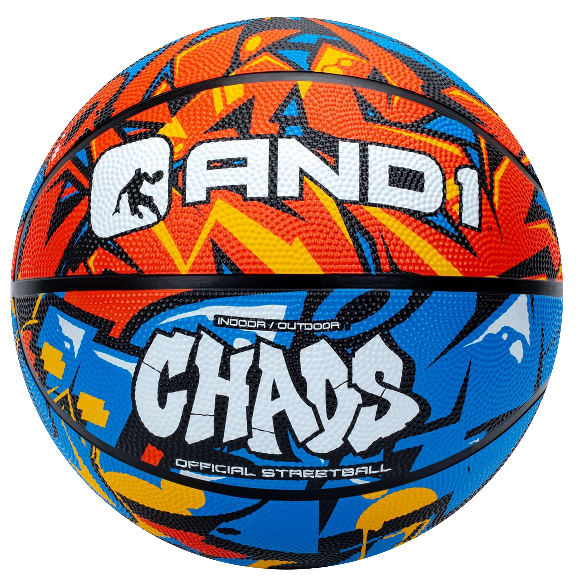 AND1 Chaos Basketball: Official Regulation Size 7 (29.5 inches)