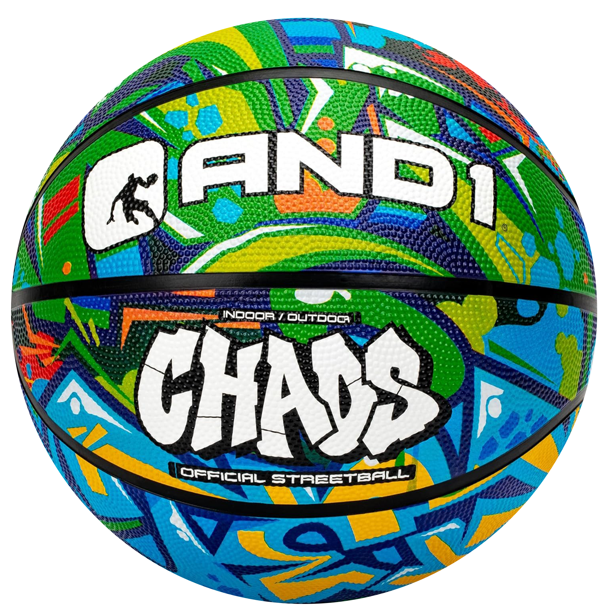 AND1 Chaos Basketball: Official Regulation Size 7 (29.5 inches)