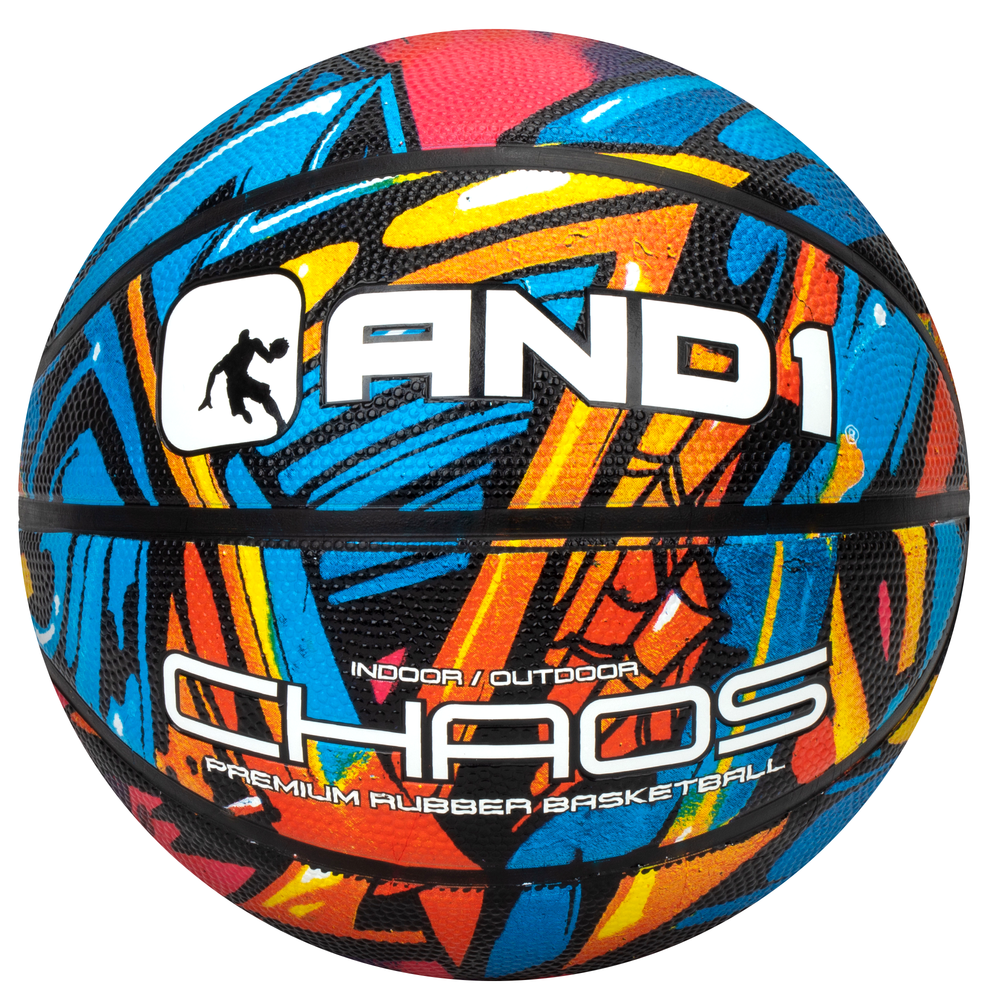 AND1 Chaos Basketball: Official Regulation Size 7 (29.5 inches)