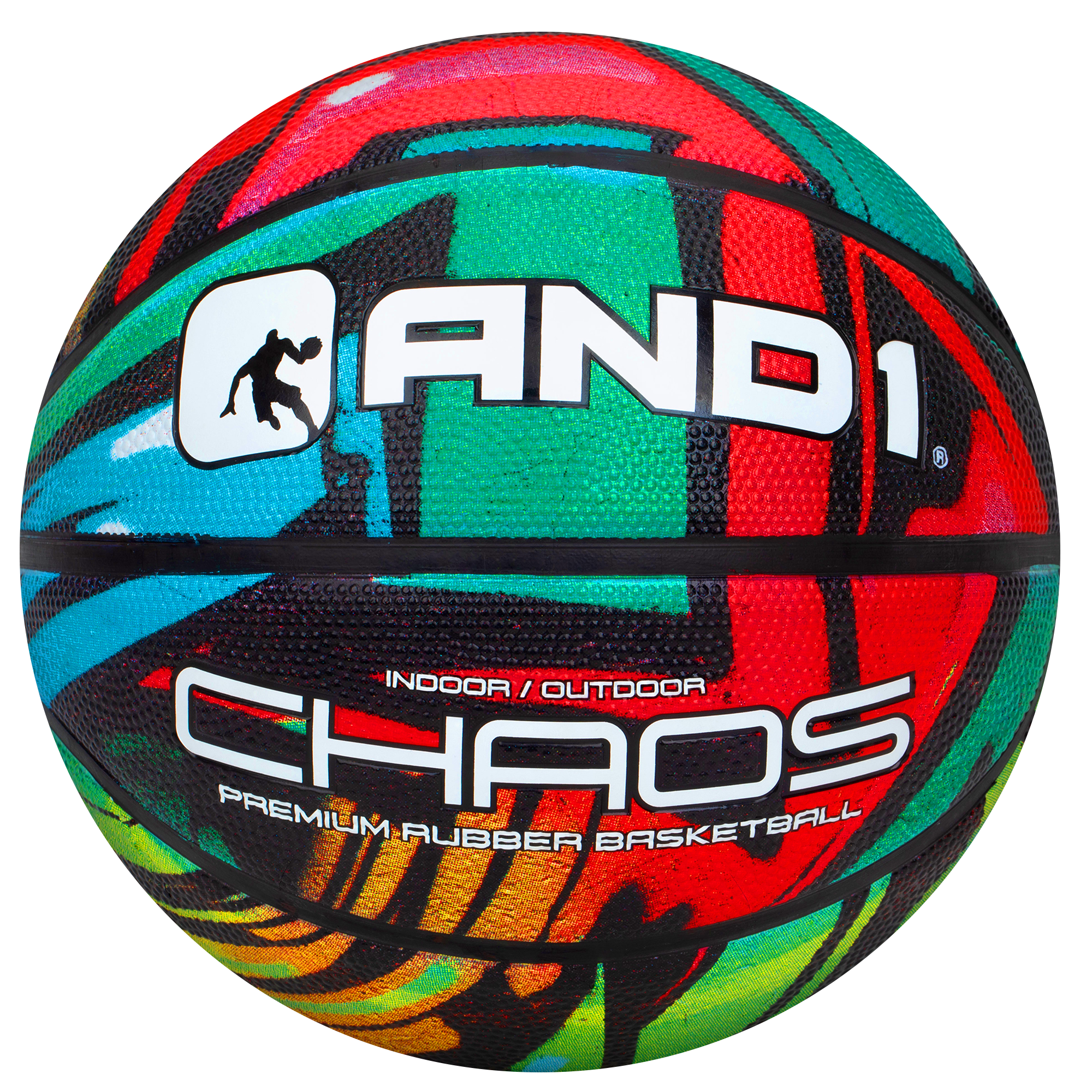 AND1 Chaos Basketball: Official Regulation Size 7 (29.5 inches)