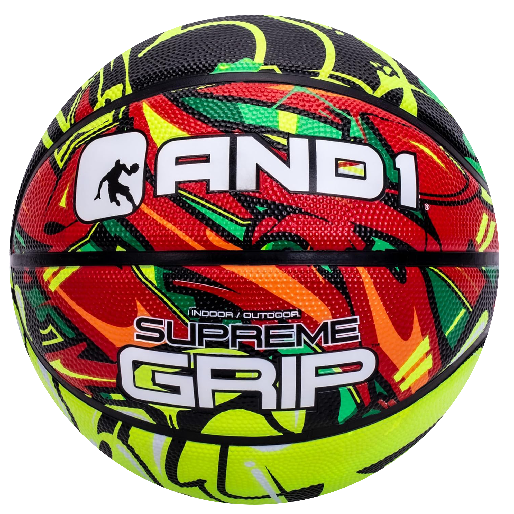 AND1 Supreme Grip Basketball: Official Regulation Size 7 (29.5 inches)