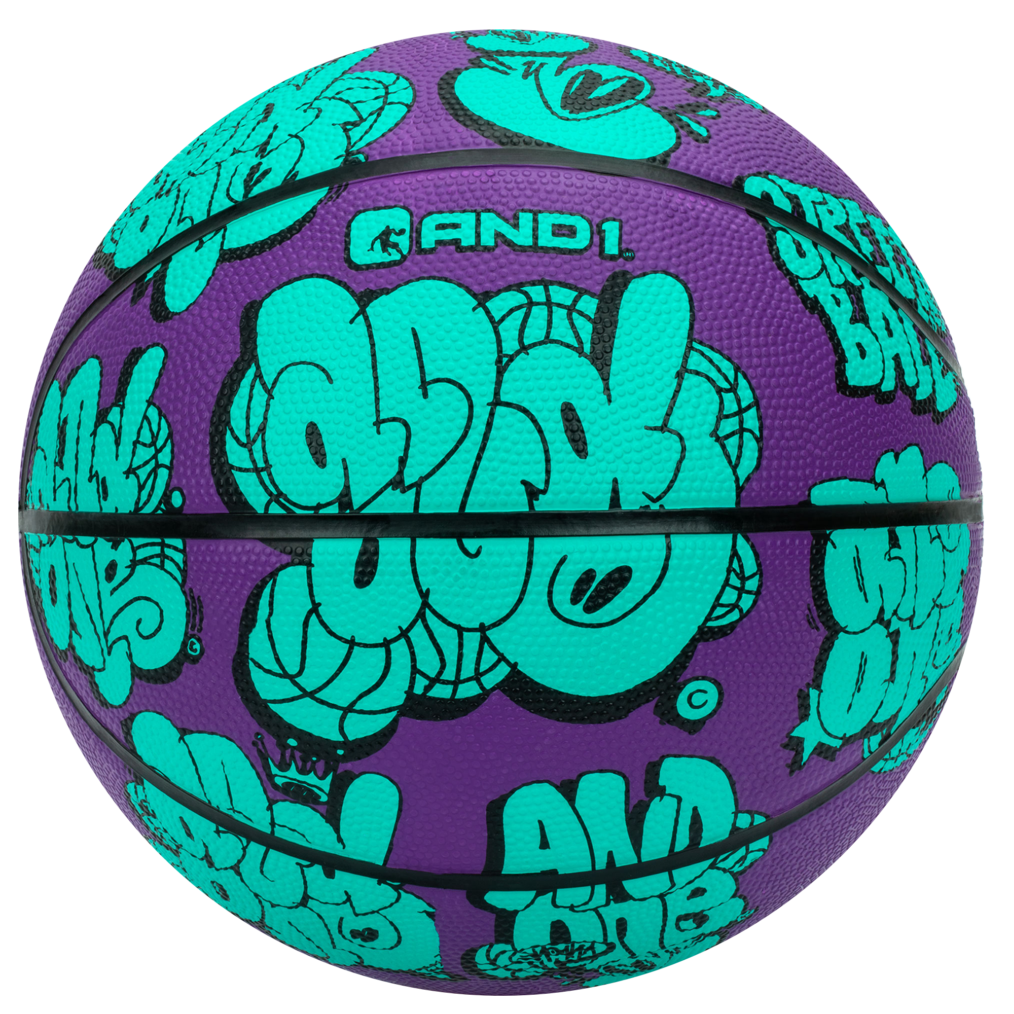 AND1 Toss Up Basketball: Official Regulation Size 6 (28.5 inches)