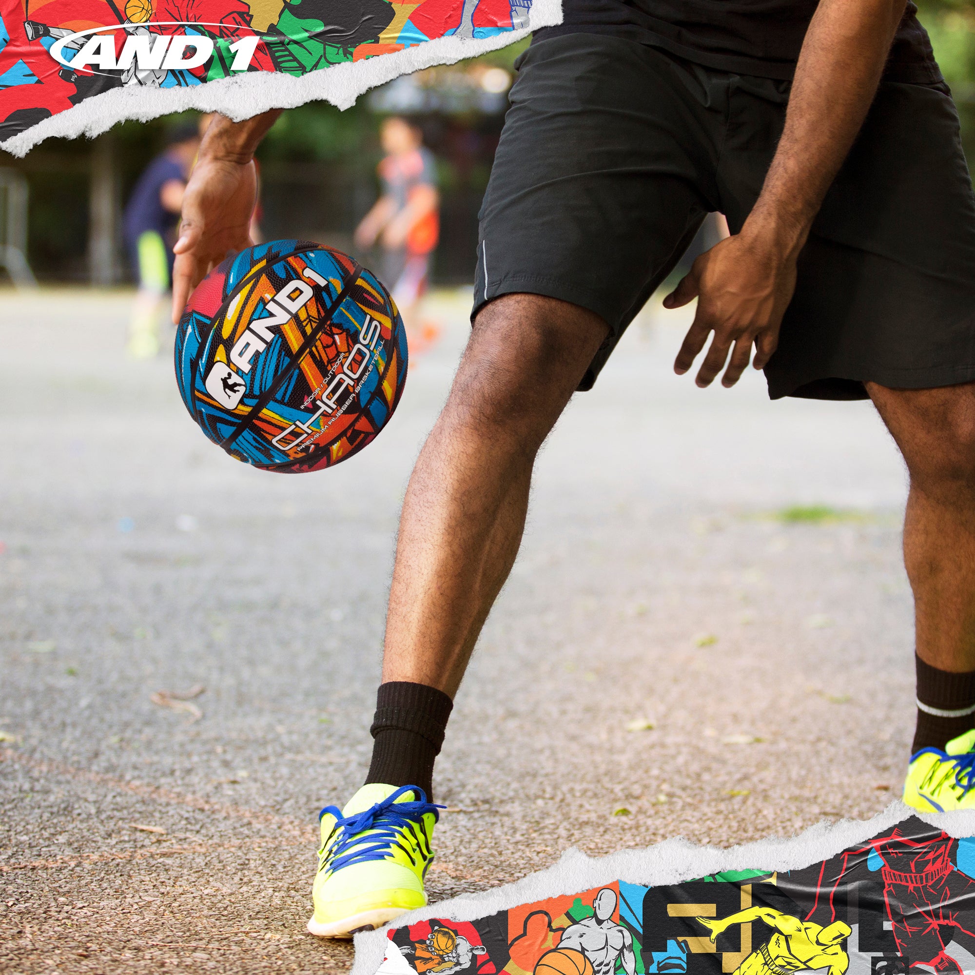 AND1 Chaos Basketball: Official Regulation Size 7 (29.5 inches)