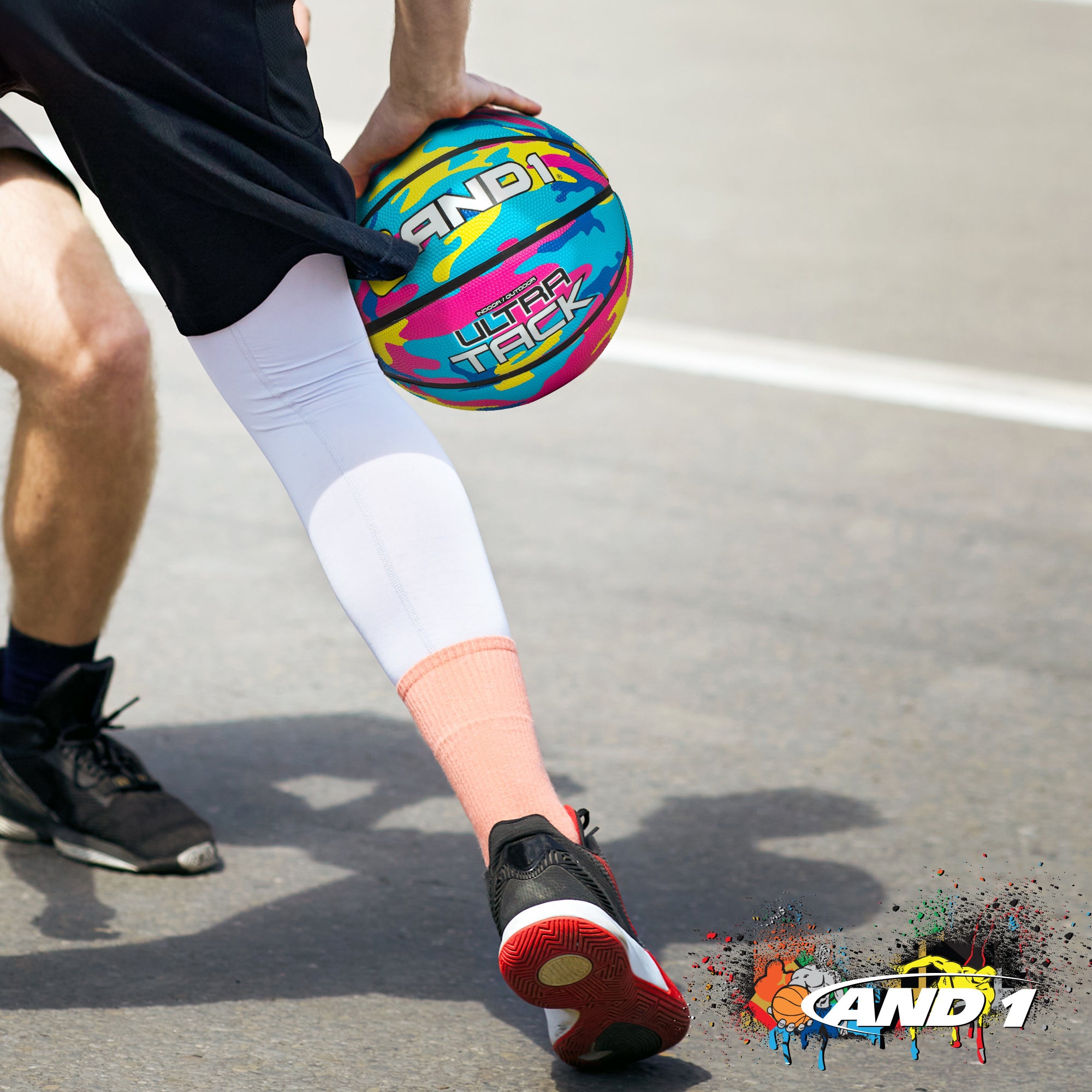 AND1 Ultra Grip Basketball: Official Regulation Size 7 (29.5 inches)