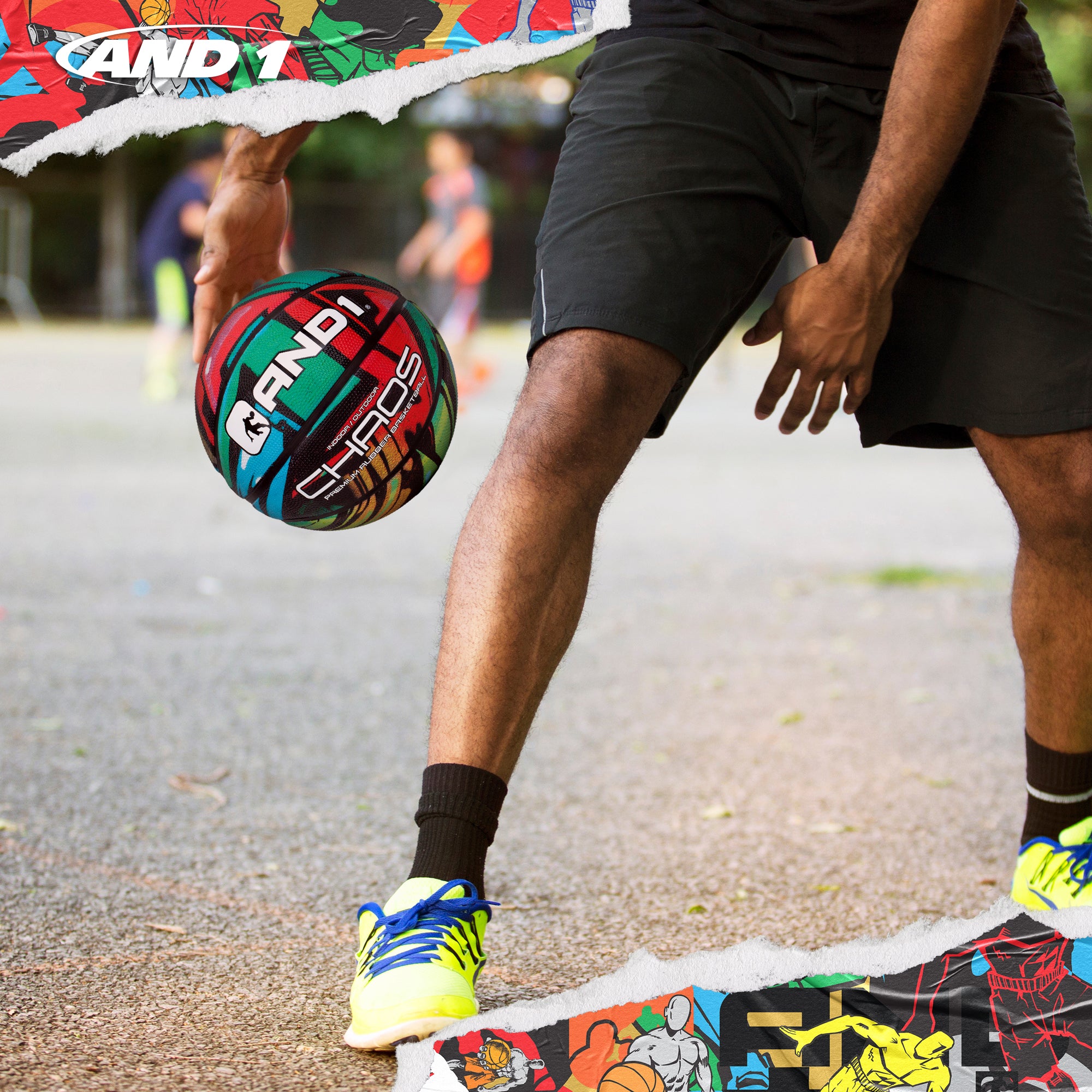 AND1 Chaos Basketball: Official Regulation Size 7 (29.5 inches)