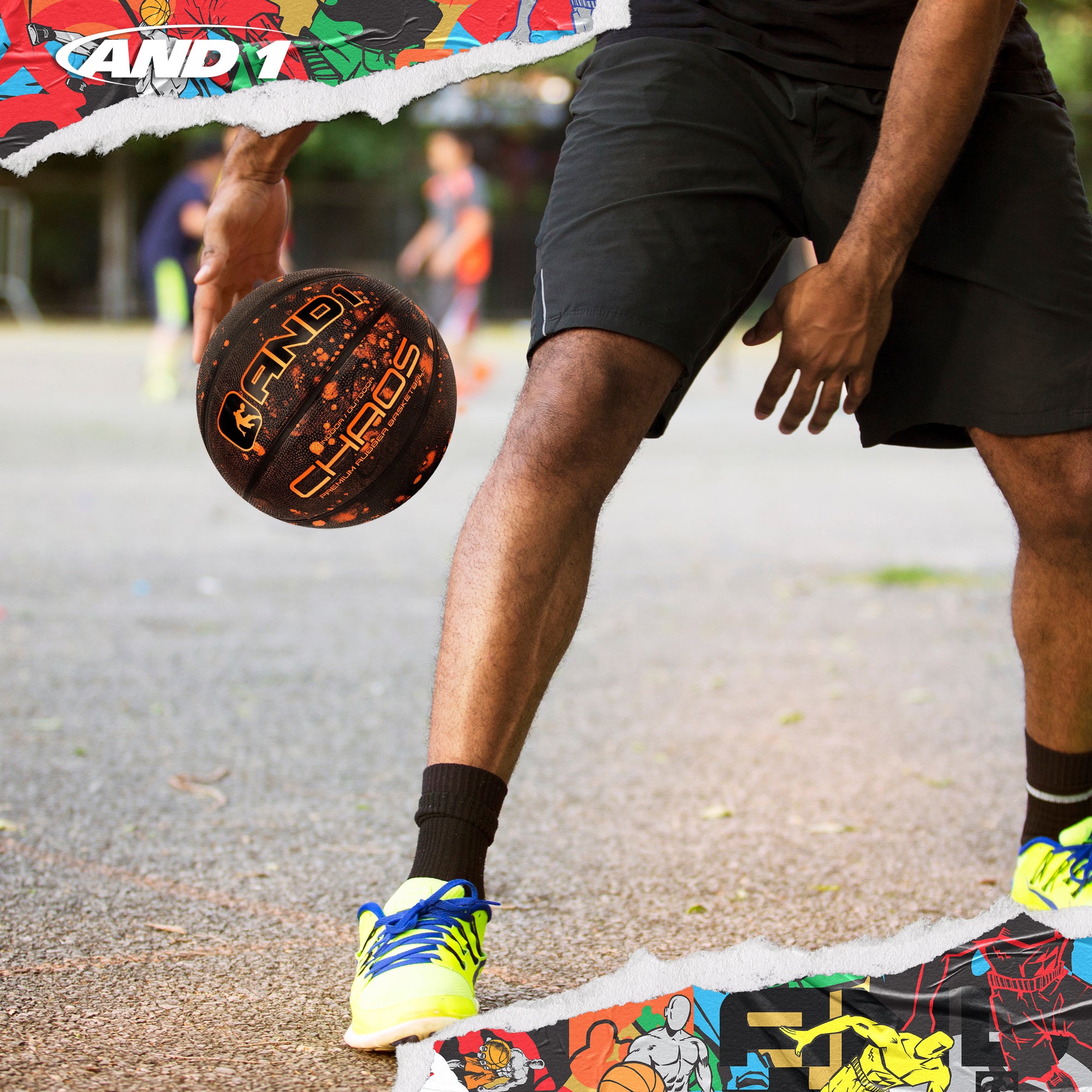 AND1 Chaos Basketball: Official Regulation Size 7 (29.5 inches)