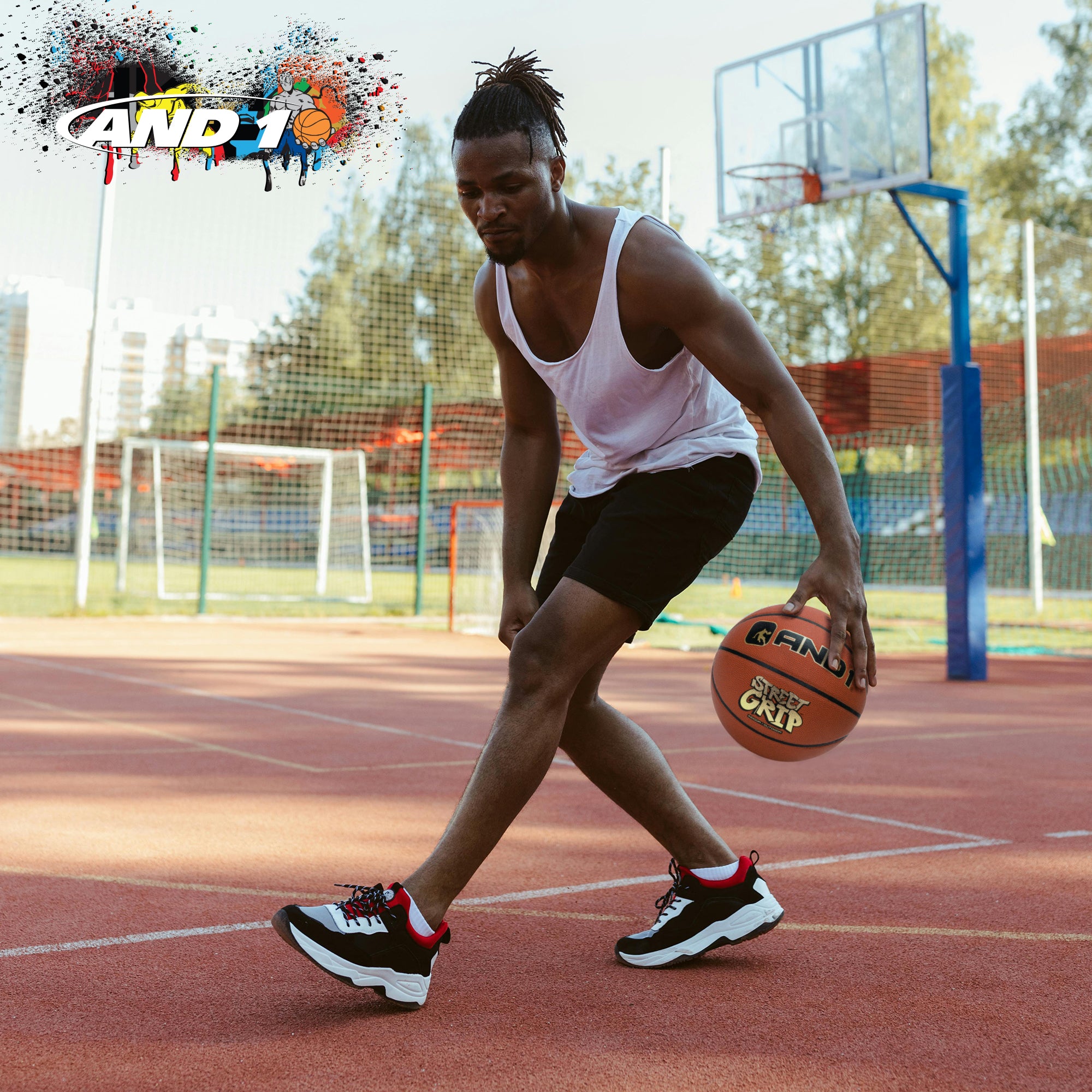 AND1 Street Grip Premium Composite Leather: Official Regulation Size 7 (29.5 inches)