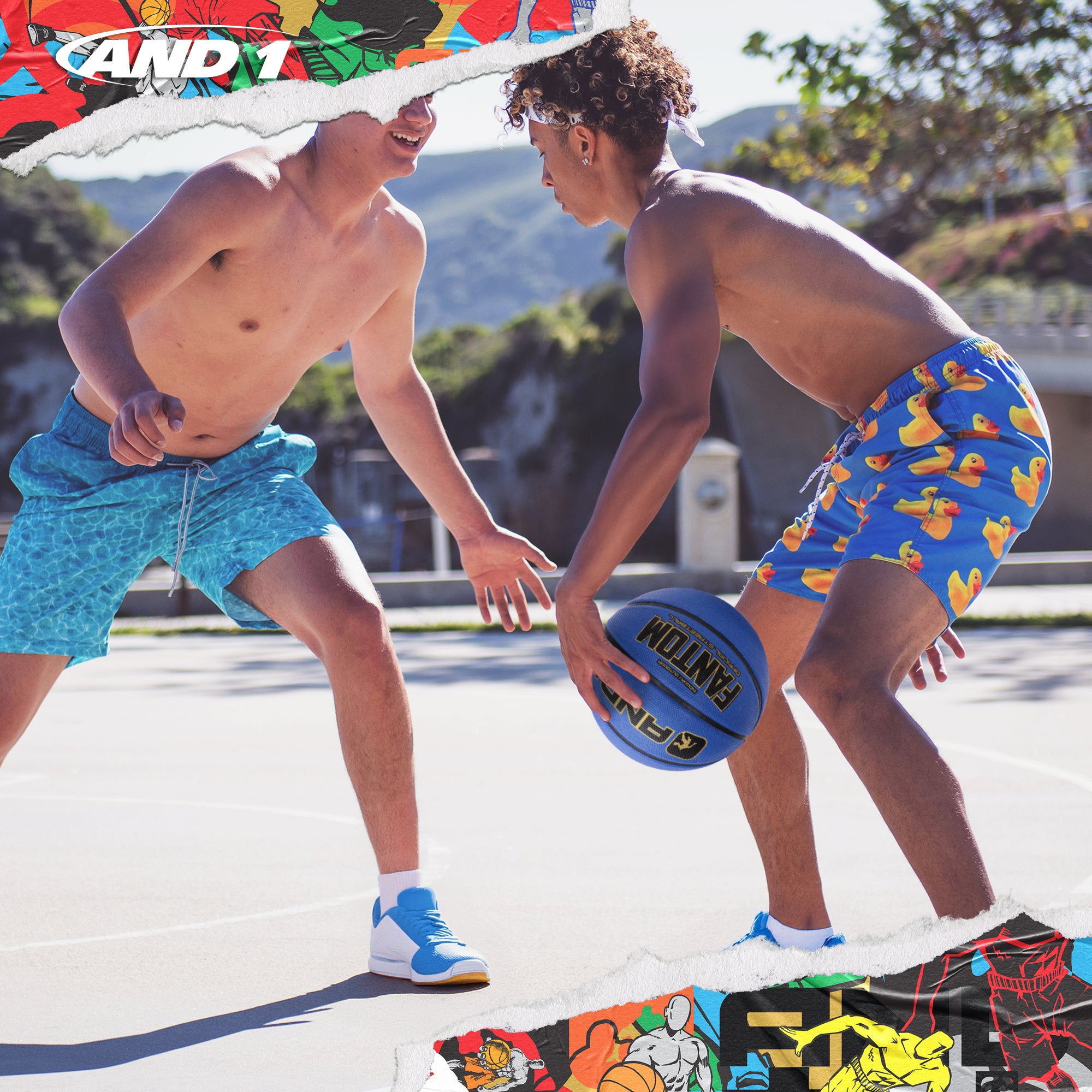 AND1 Fantom Basketball: Official Regulation Size 7 (29.5 inches)