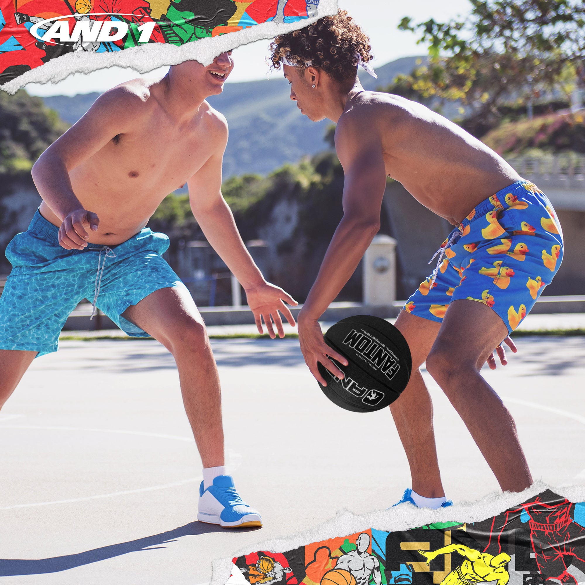 AND1 Fantom Basketball: Official Regulation Size 7 (29.5 inches)