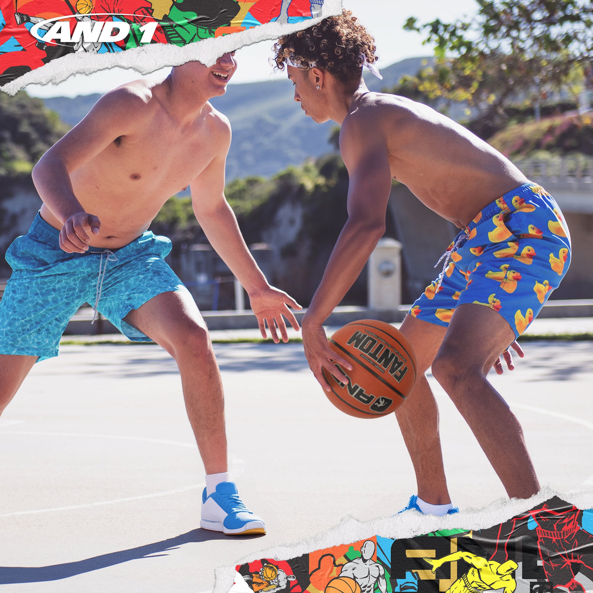 AND1 Fantom Basketball: Official Regulation Size 7 (29.5 inches)