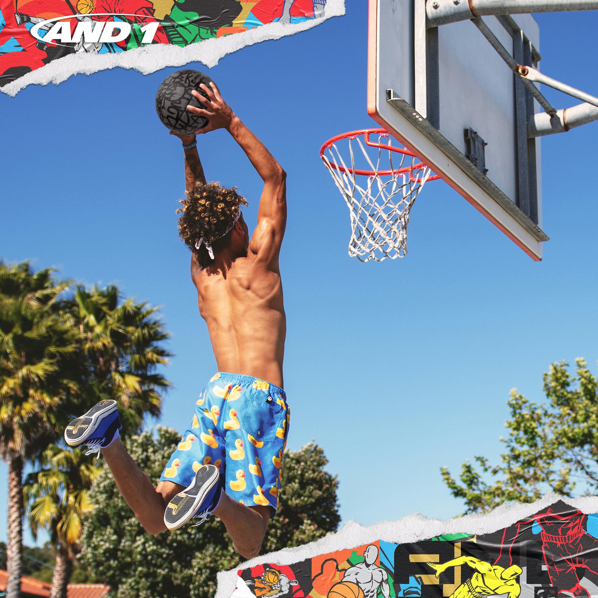 AND1 Graffiti Basketball: Official Regulation Size 7 (29.5 inches)