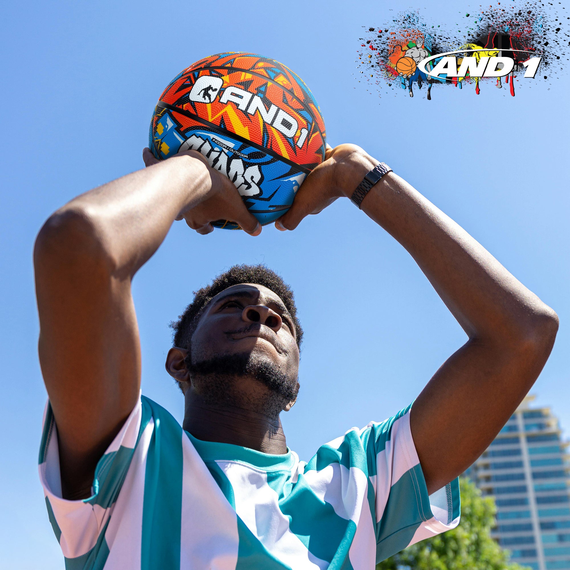 AND1 Chaos Basketball: Official Regulation Size 7 (29.5 inches)