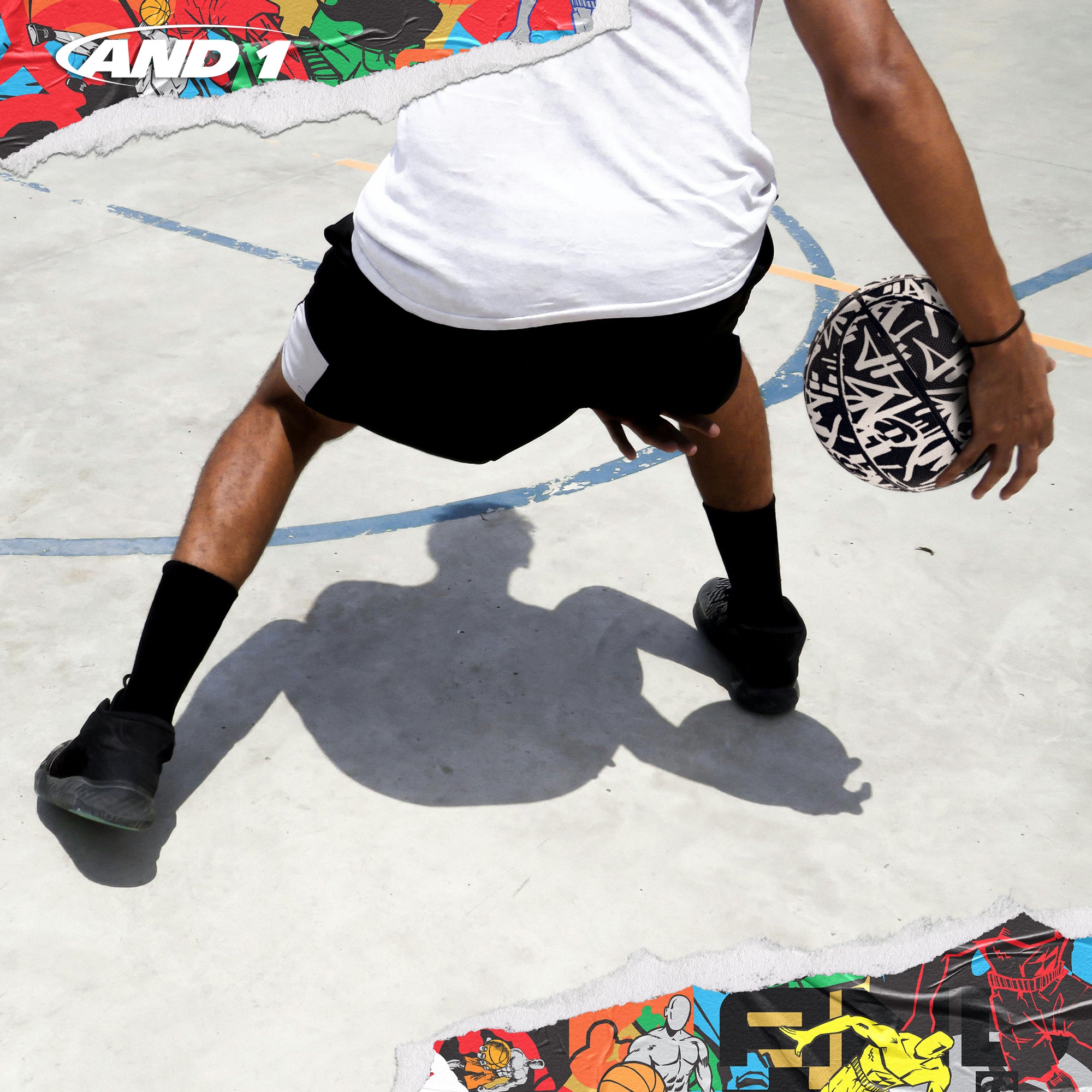 AND1 Street Ink Basketball: Official Regulation Size 7 (29.5 inches)