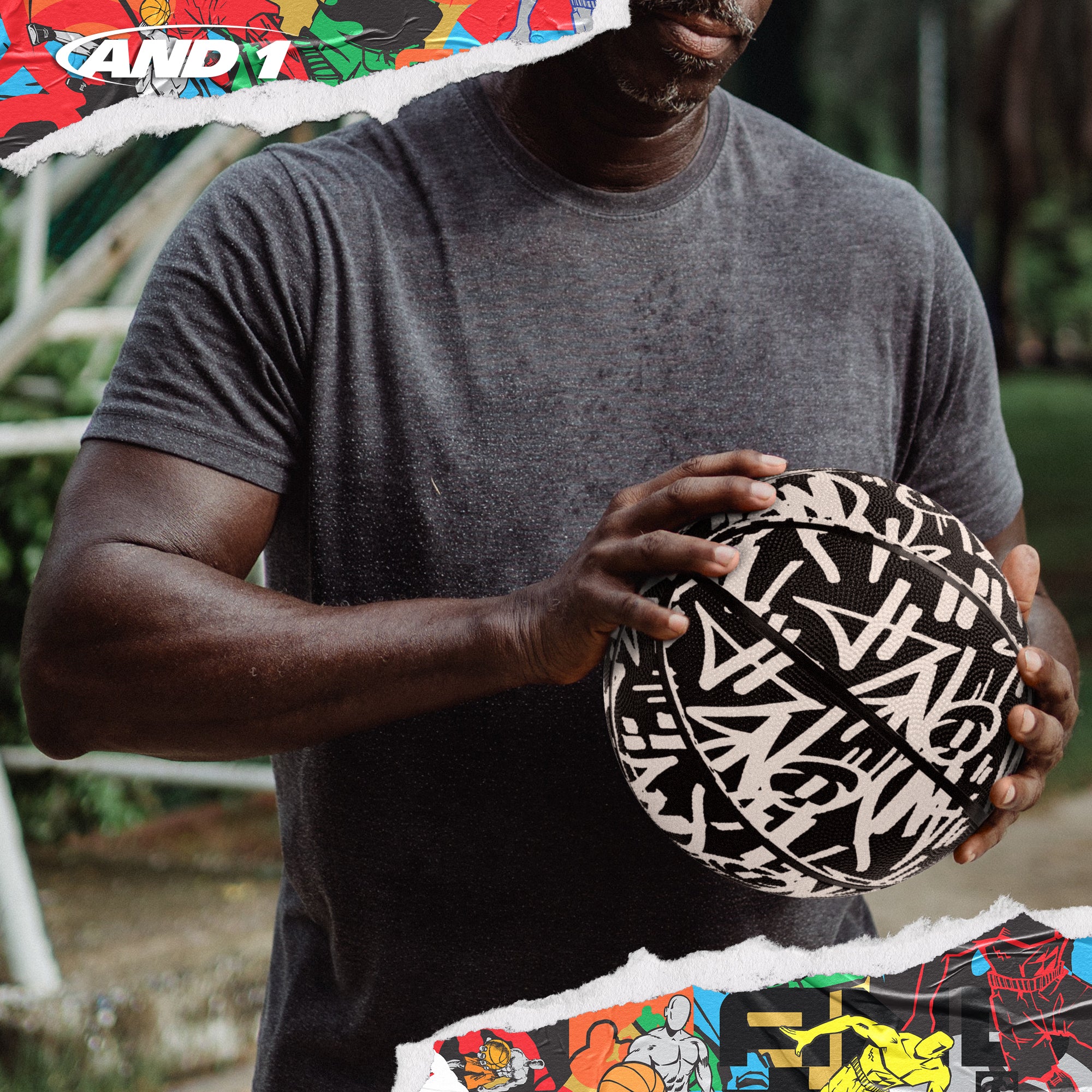 AND1 Street Ink Basketball: Official Regulation Size 7 (29.5 inches)
