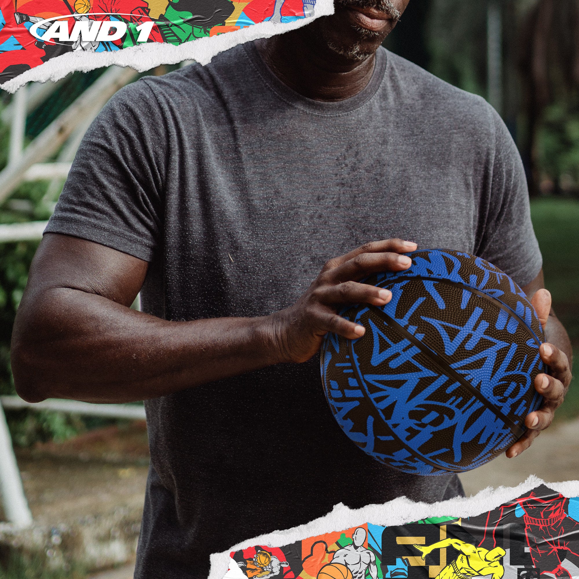AND1 Street Ink Basketball: Official Regulation Size 7 (29.5 inches)