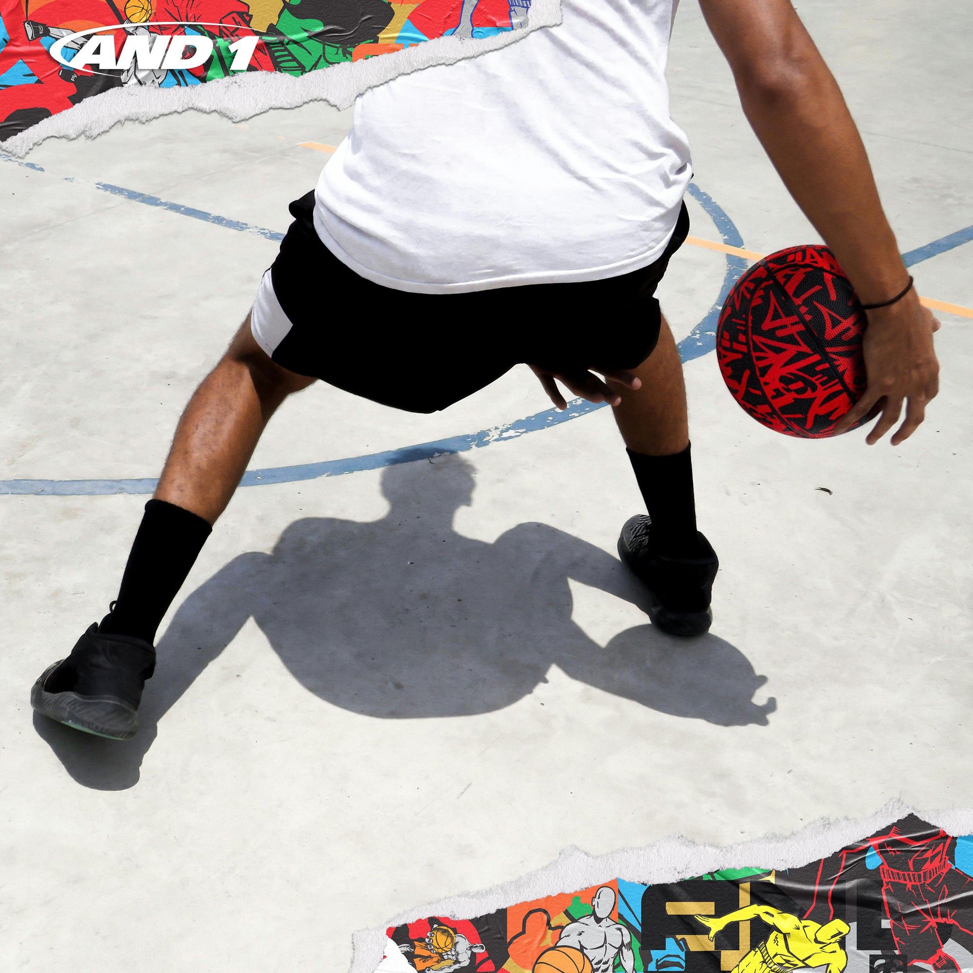 AND1 Street Ink Basketball: Official Regulation Size 7 (29.5 inches)